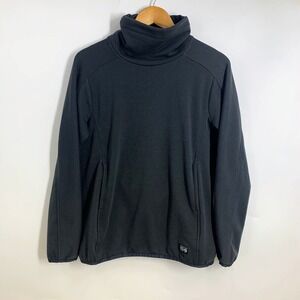 Mountain Hardwear Black Fleece Mock Neck Pullover‎ Top Women's Size S